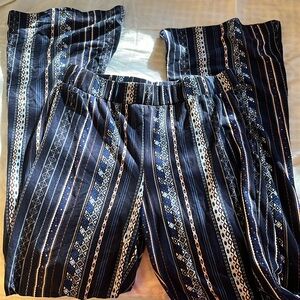 Tribal Western Flare Yoga Pants